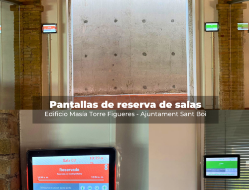 Pantallas de Reserva de Salas en Masía Torre Figueres